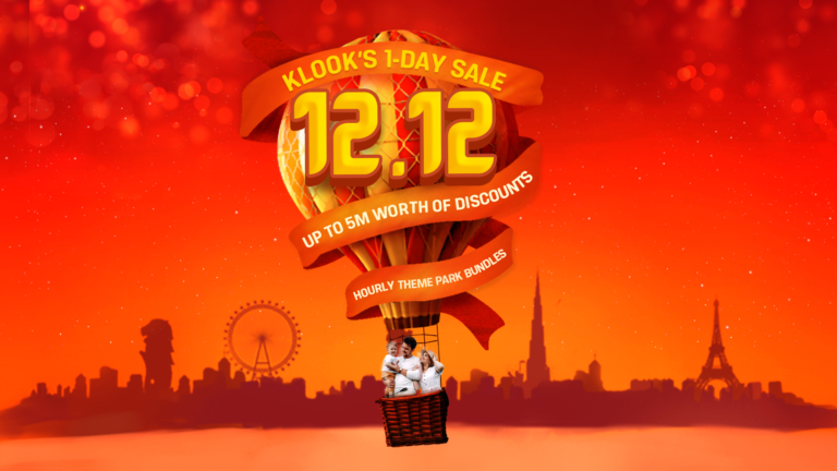 12.12 Sale Alert – Get travel deals and discounts during Klook’s one-day only sale!