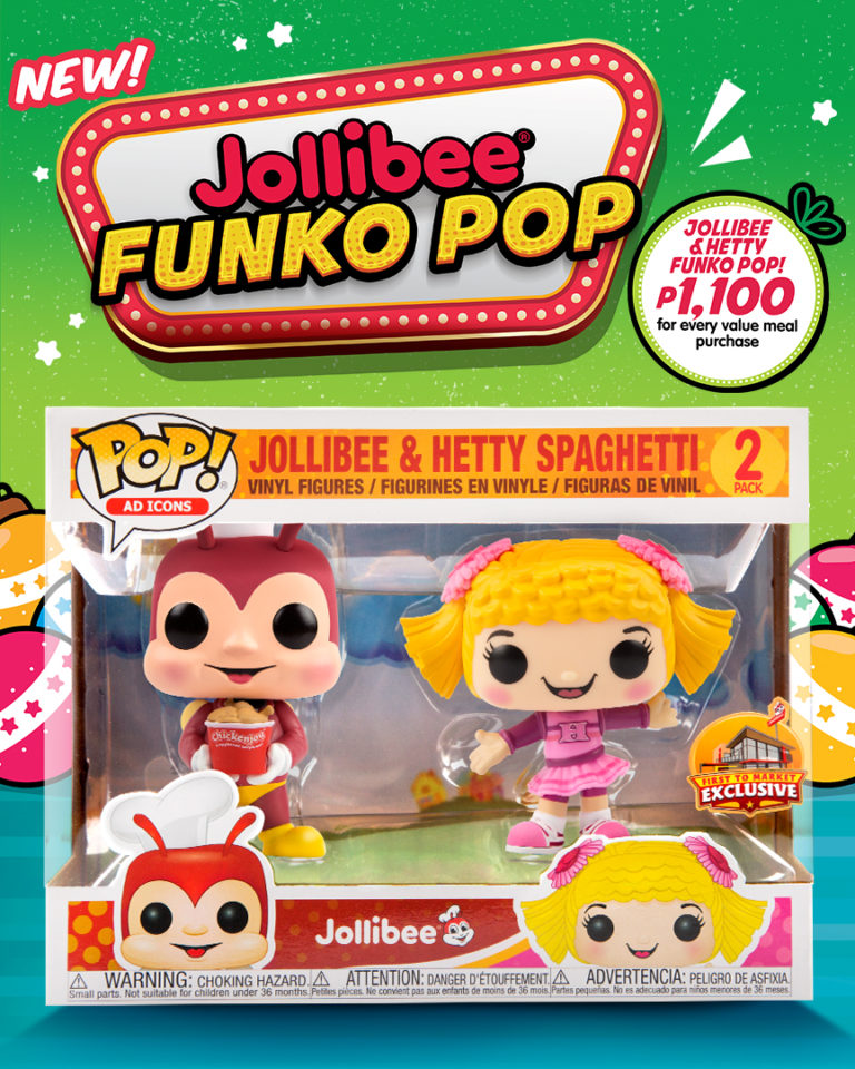 Funko releases limited-edition Jollibee Hetty POP! 2-pack