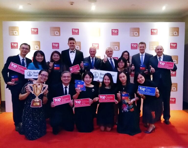 Boehringer Ingelheim recognized as Top Employer 2020 in South East Asia and South Korea