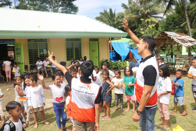 World Vision ambassadors Marc Nelson, JJ Dolor visit quake-hit Cotabato