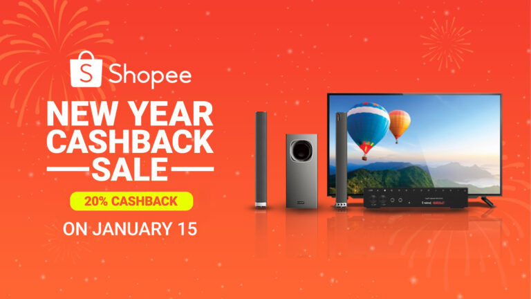Shopee Kicks Off 2020 with Shopee New Year Cashback Sale and sitewide Free Shipping with ₱0 minimum spend