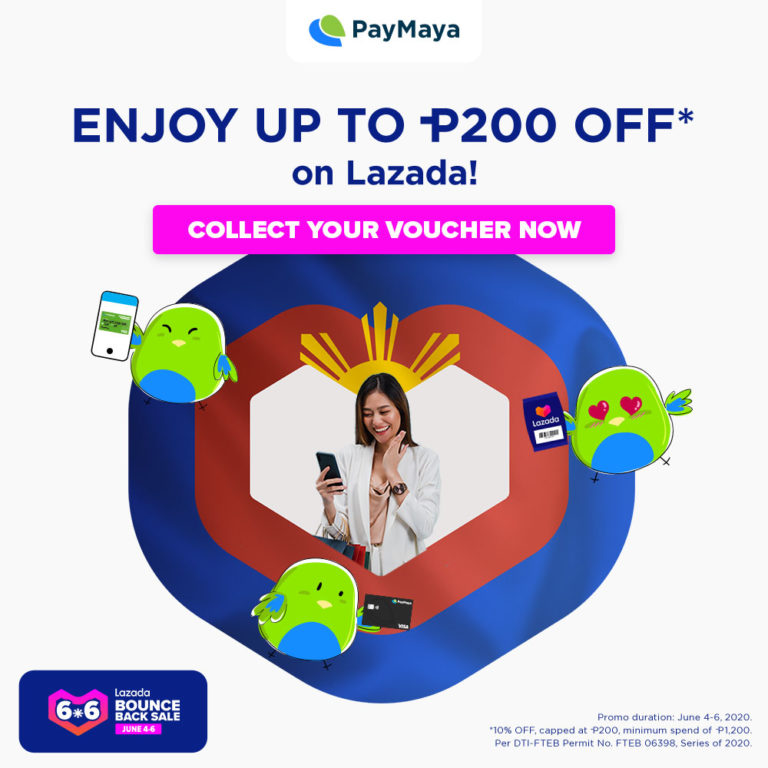 Use PayMaya to get the best deals at the Lazada 6.6 Bounce Back Sale