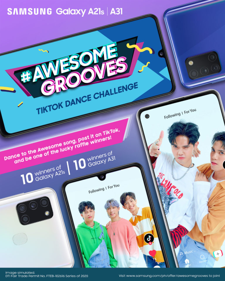 Groove to Awesome on TikTok with  the SAMSUNG Galaxy A-series