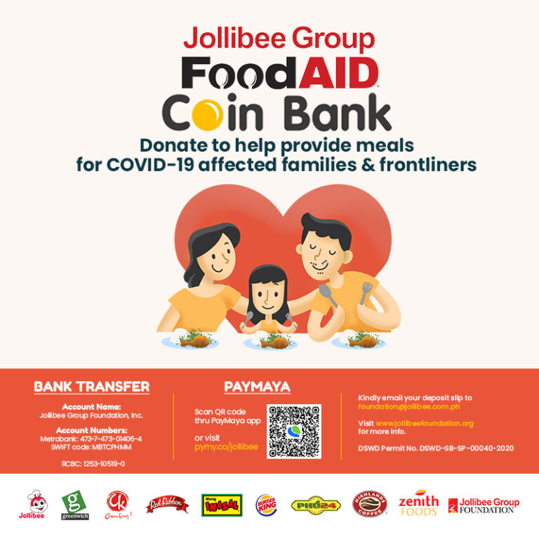 Chowking Provides Meals to Frontliners in Hospitals  through Jollibee Group FoodAID Program