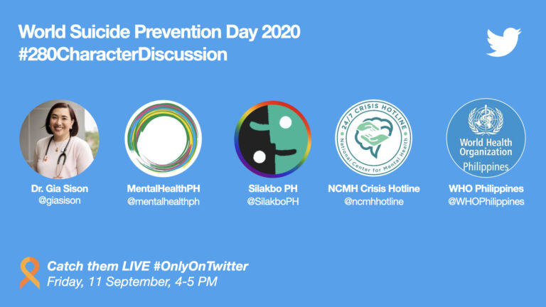 Twitter spearheads talk on #WorldSuicidePreventionDay  via a 280-character panel discussion