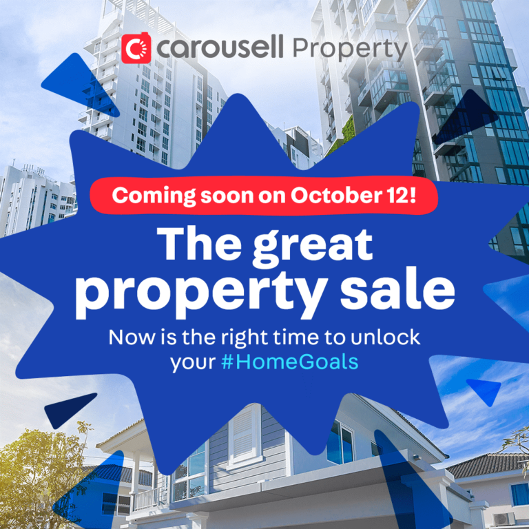 Up to 1M Worth of Discounts at Carousell’s “Great Property Sale”