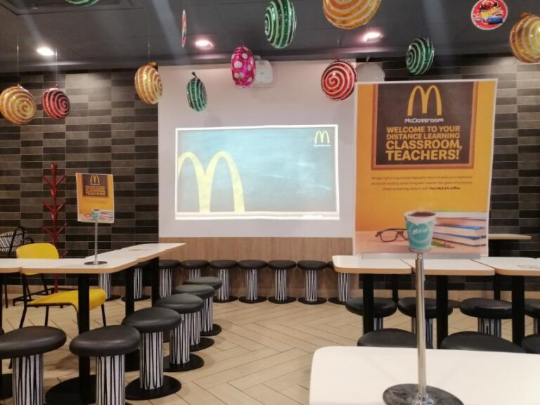 Over 200 McDonald’s party areas transform into  teachers’ work-friendly McClassroom
