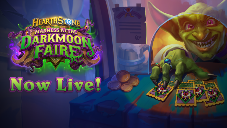 Step Right Up, If You Dare, and Experience Madness at the Darkmoon Faire™ Now Live in Hearthstone®