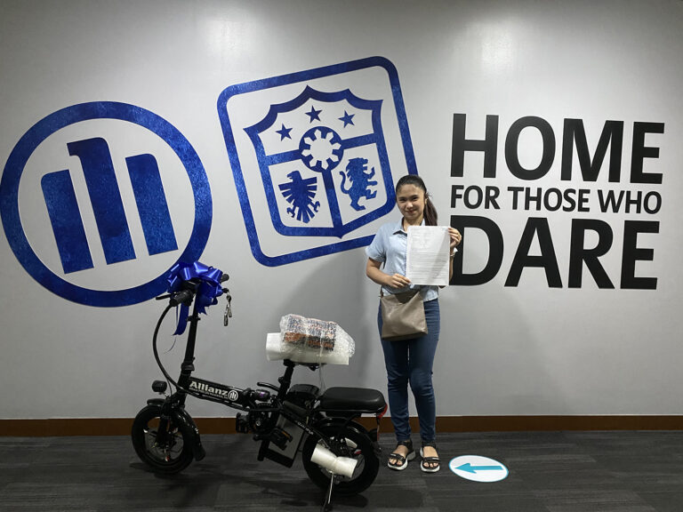 Allianz eAZy Five Promo Grand Winner Receives e-Bike and Health Plan