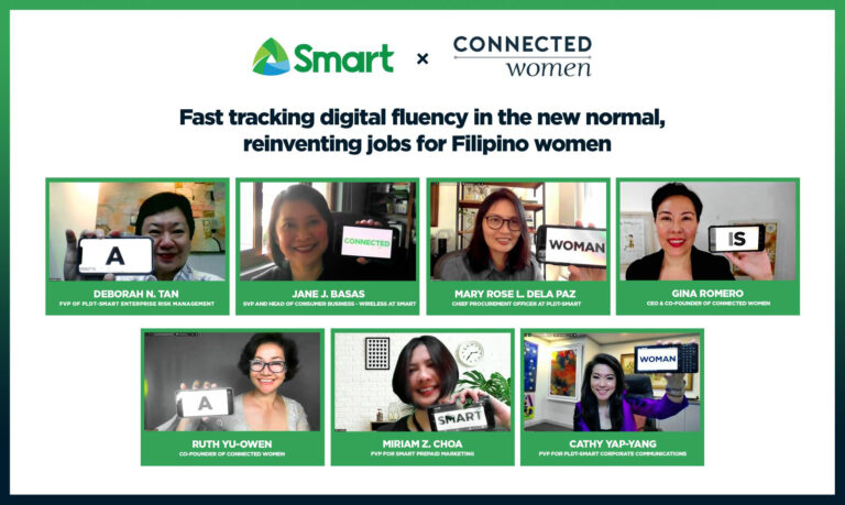 Smart – Connected Women partnership: Fast-tracking digital fluency  in the new normal, reinventing jobs for Filipino women