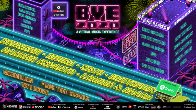 Ben&Ben, Darren Espanto, Moira, SB19, Maximillian, and more to headline BYE2020