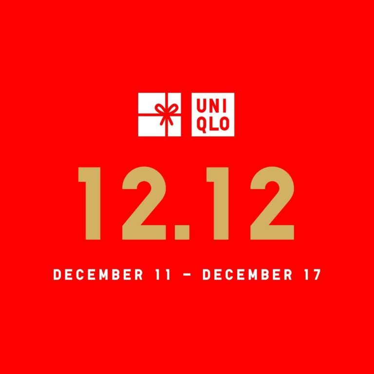 Gift Your Loved Ones this Holiday Season  with UNIQLO’s 12.12 Special Offers