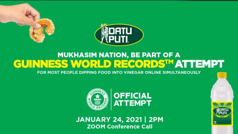 Start the New Year Strong by Setting a New GUINNESS WORLD RECORDS™ title with Datu Puti!