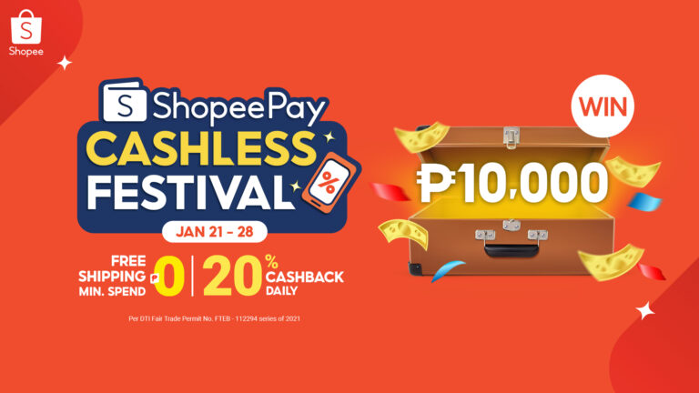 Top Up and Transfer for a Chance to Win ₱10,000 at the ShopeePay Cashless Festival