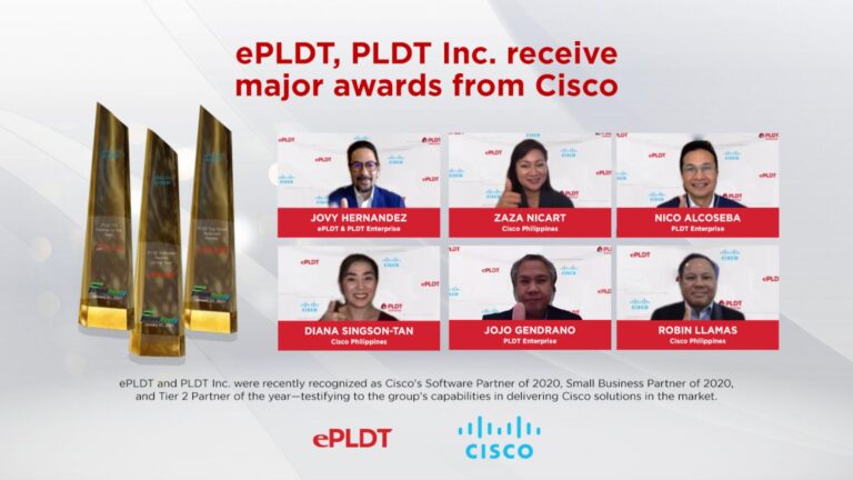 ePLDT, PLDT Inc. receive major awards at Cisco Partner Appreciation Awards 