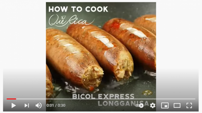 Just In Time For Breakfast: The Bicol Express Longganisa