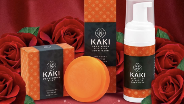 Modern ageing with grace-empowered Kaki persimmon soap