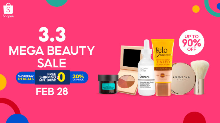 Boost your Beauty Routine with Top Skincare, Makeup, and More from the Shopee 3.3 Mega Beauty Sale