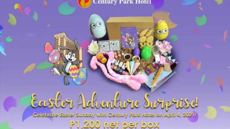 Get Ready for an Easter Adventure Surprise from Century Park Hotel