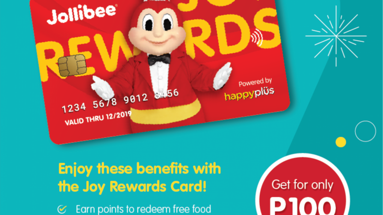 Have a joyful and rewarding experience with Jollibee’s new Joy Rewards card!