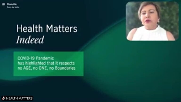 Manulife encourages Filipinos to take care of mental and physical well-being at “Health Matters” webinar