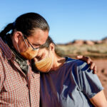 A Navajo Husband Comforts His Wife Because Of Lost Jobs And Income, Covid19 Shutdown