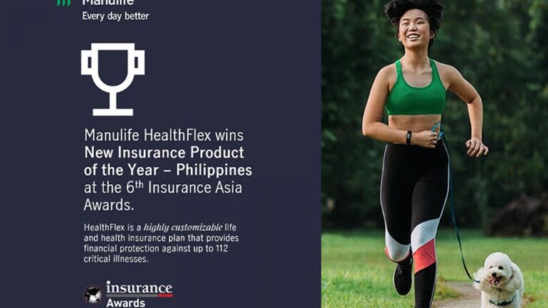 Manulife’s HealthFlex wins “New Insurance Product of the Year” at the 6th Insurance Asia Awards