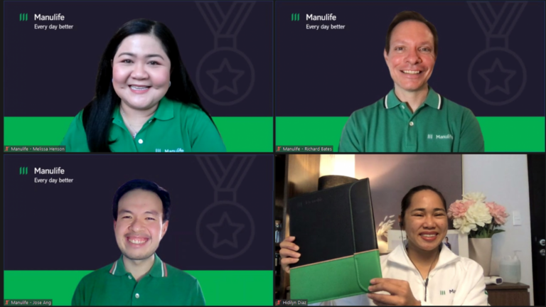 Manulife turns over Php 10M insurance coverage to Olympic gold medalist Hidilyn Diaz