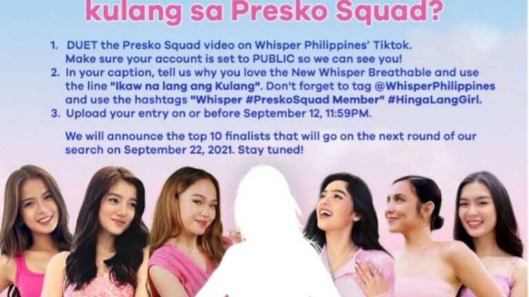 Whisper Presko Squad Is Looking for Their Newest Member! Here’s How to Join!