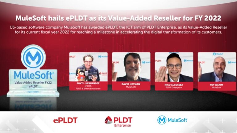ePLDT Recognized as Value-Added Reseller for FY 2022 by MuleSoft