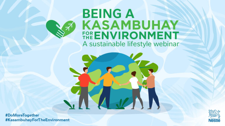 Nestlé Sustainable Lifestyle Webinar Series:  Learning and Doing More Together for the Planet