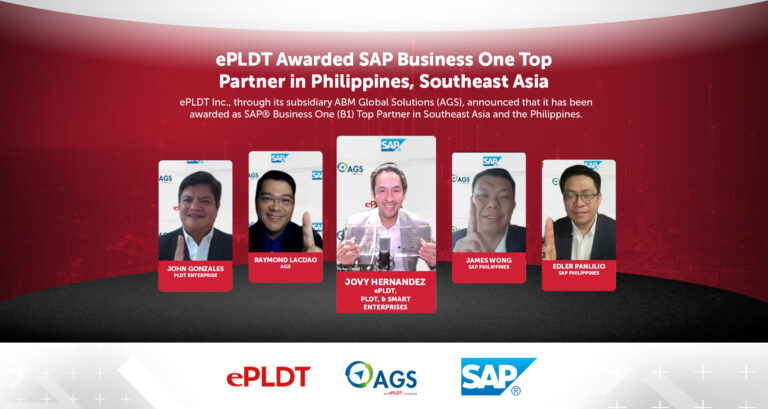 ePLDT Awarded SAP Business One Top Partner in Philippines, Southeast Asia