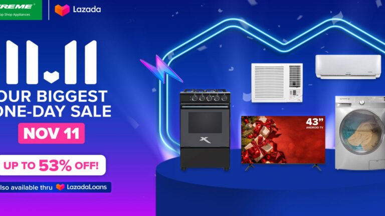 Fulfill your Christmas wishlist with XTREME Appliances’ biggest discounts this 2021 on Lazada 11.11 Sale   
