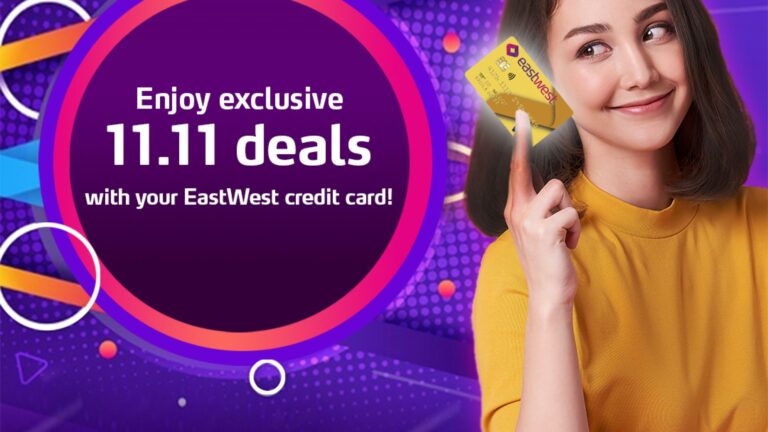 Get great deals when you shop online this November with your  EastWest credit card