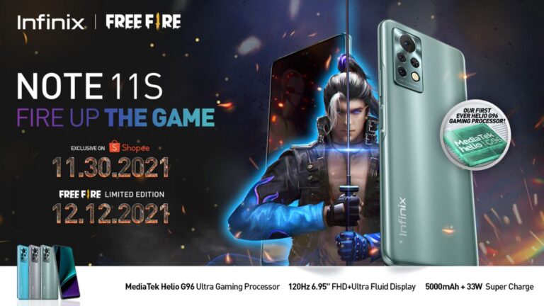 #FireUpTheGame & save up to ₱1000 as Infinix launches its latest high-performance gaming smartphone Note 11S, exclusively on Shopee   