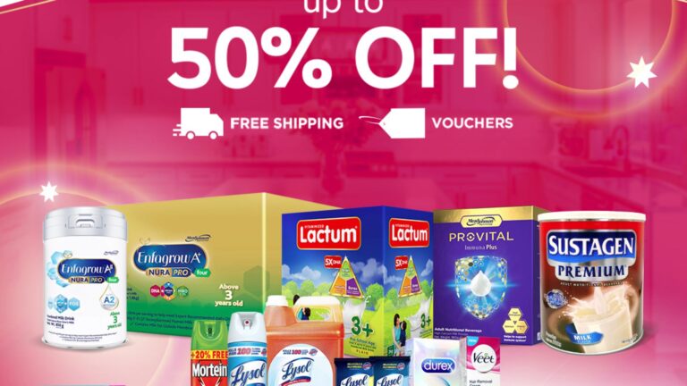 Have a Healthy, Merry Christmas with Lysol, Enfagrow Four & Lactum 3+6+ and Shopee!