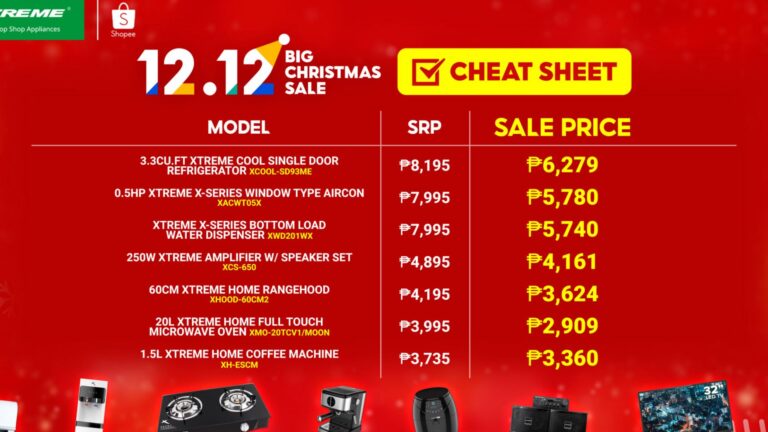 Win a vivo Y76 when you shop at XTREME Appliances this Shopee 12.12 Big Christmas Sale