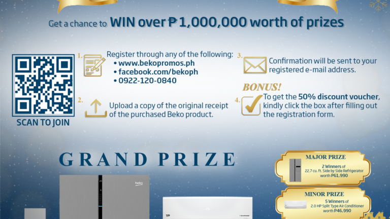 Beko launches biggest promo with over Php1M in prizes for the holidays