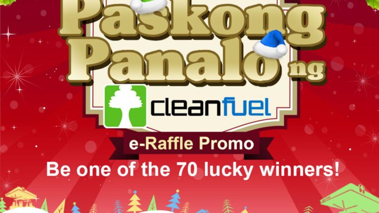 Cleanfuel Celebrates Yuletide Season with Paskong Panalo e-Raffle Promo