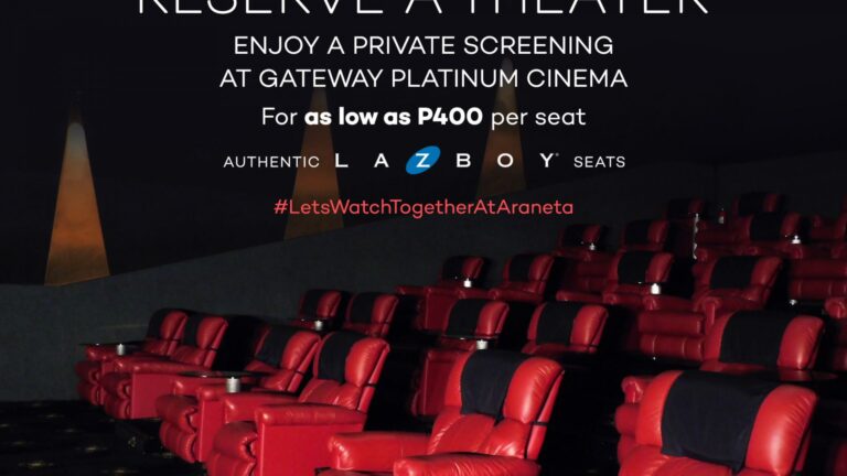Experience a luxurious private screening at Gateway Platinum Cinema