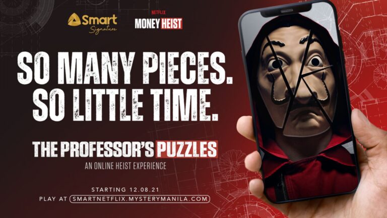 Race against time in this Money Heist -themed Escape Room  with Smart Signature and Mystery Manila
