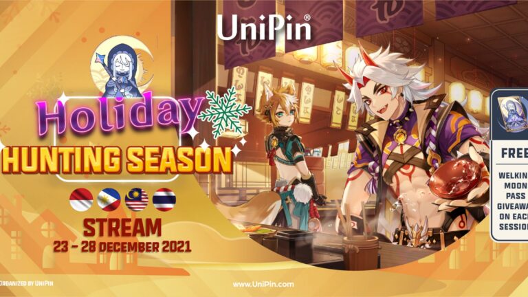 It’s the Holiday Season! Let’s Hunt for the Blessing of The Welkin Moon with UniPin’s KOL!     