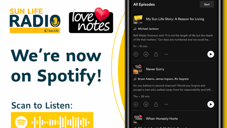 Sun Life and Joe D’ Mango Bring Back “Lovenotes”   