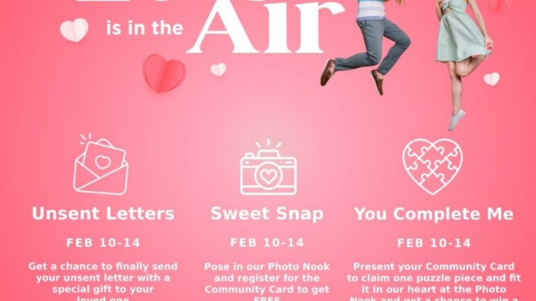Love is in the air at Ortigas Malls! Visit Greenhills, Tiendesitas, and Estancia