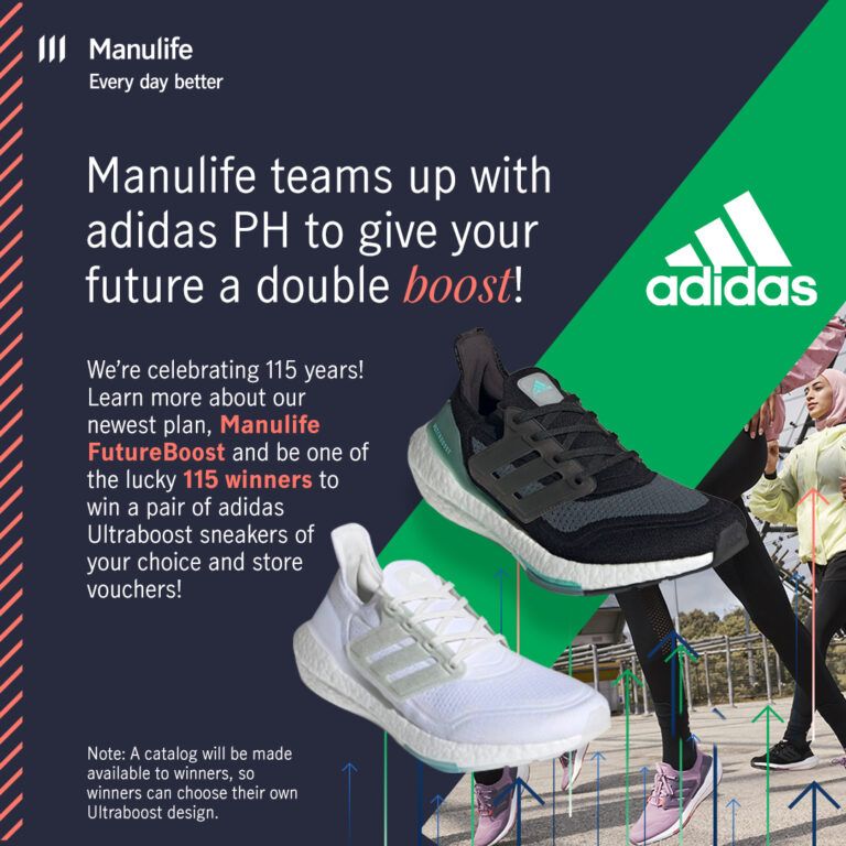 Supercharged for the future:       Manulife, with the support of adidas Philippines,  helps enrich Filipinos’ future with a boost
