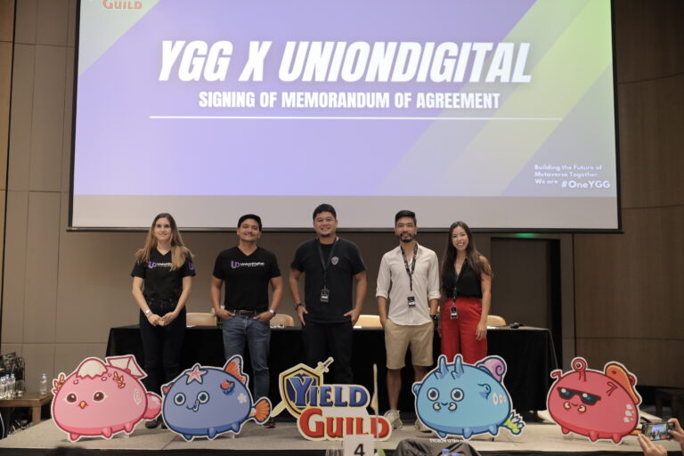UnionDigital Bank partners with Yield Guild Games to Cater to the Philippines’ Largest Play-to-Earn Community   