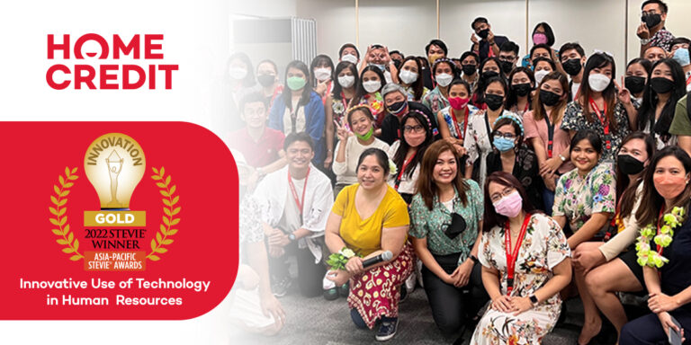 Home Credit Philippines bags Gold Stevie® at the 2022 Asia-Pacific Stevie Awards