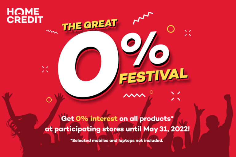  Score the best deals this summer at Home Credit’s Great 0% Festival