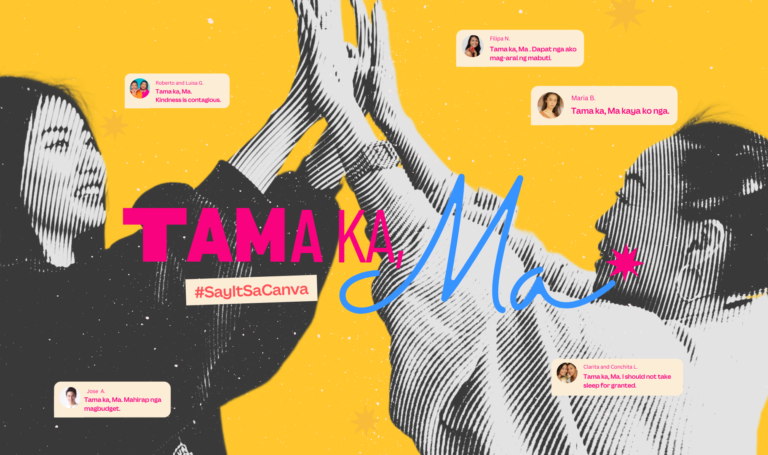 Got any lessons learned from mom? Say it with Canva