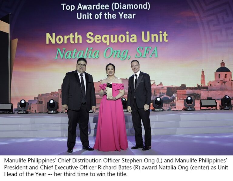 Manulife pays tribute to its financial advisors in Champions Dinner